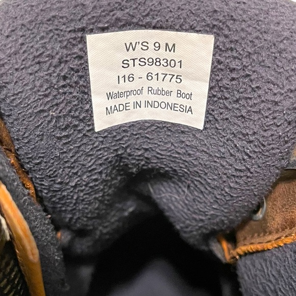 Sperry Saltwater Leather Upper Water Resistant Women’s Duck Boots Size 9 - Picture 10 of 10